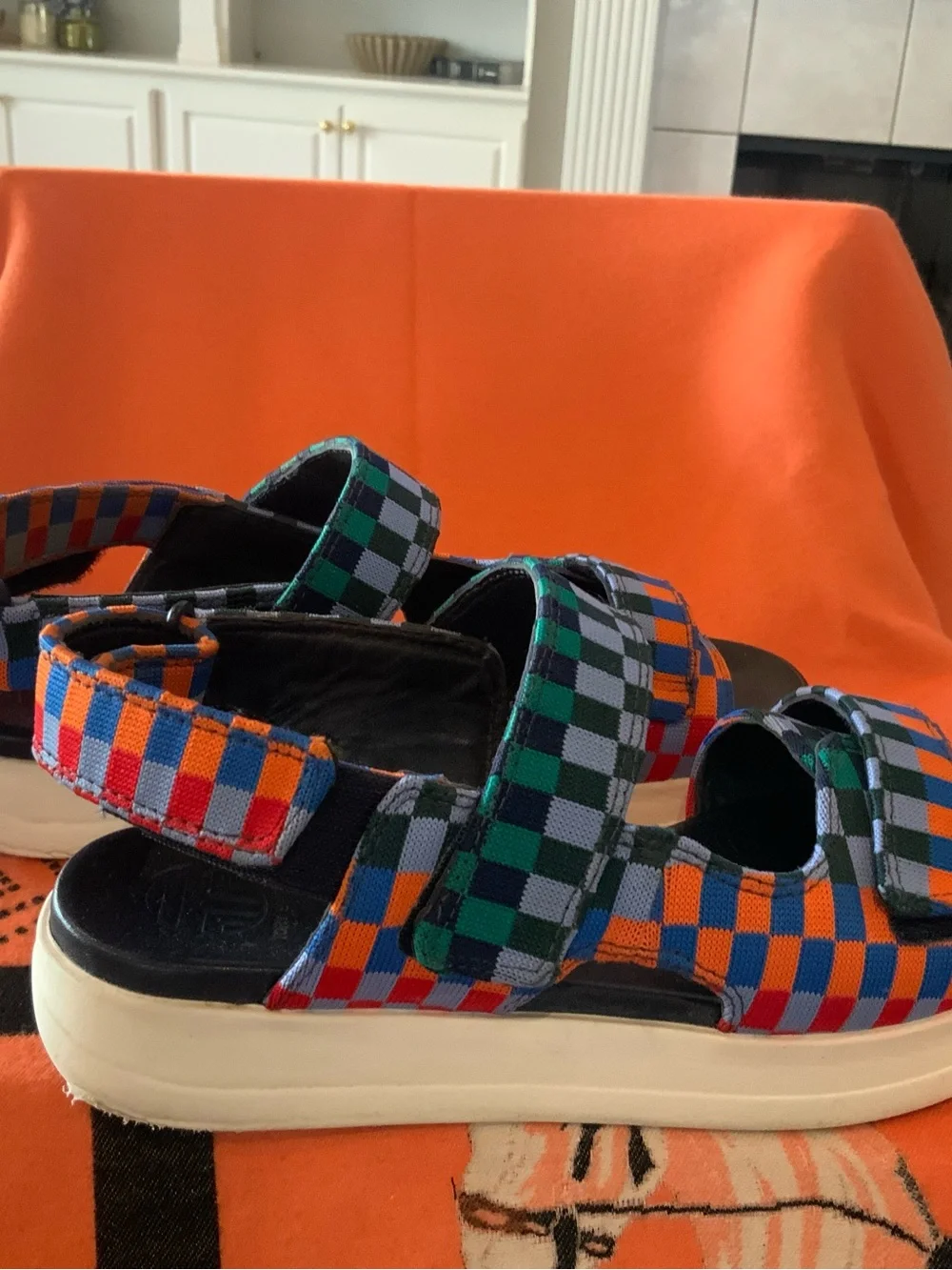 Tory Sport vibrant checkered